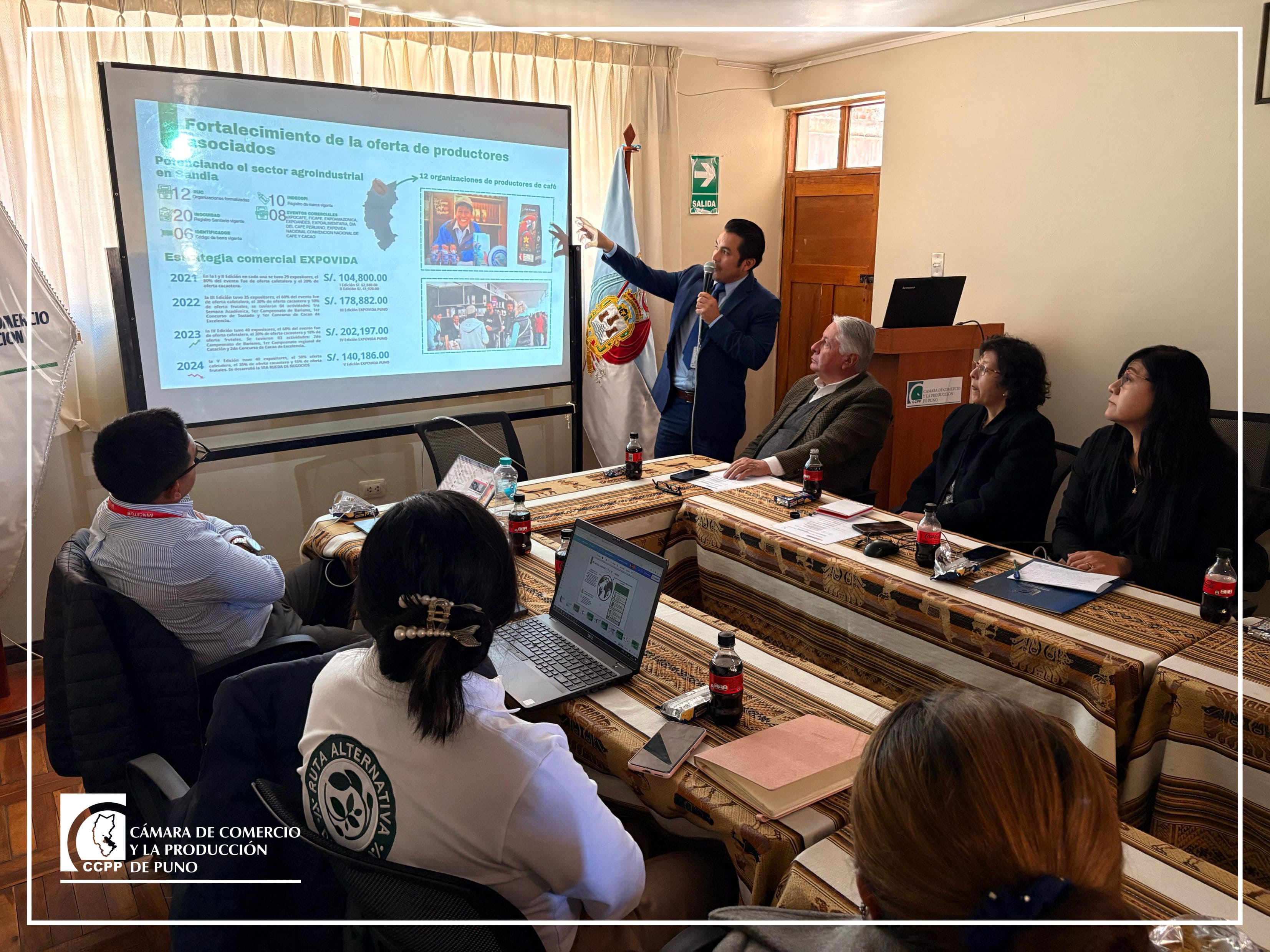 CÁMARA DE COMERCIO Y PRODUCCIÓN DE PUNO IMPULSA EL FORTALECIMIENTO EXPORTADOR REGIONAL