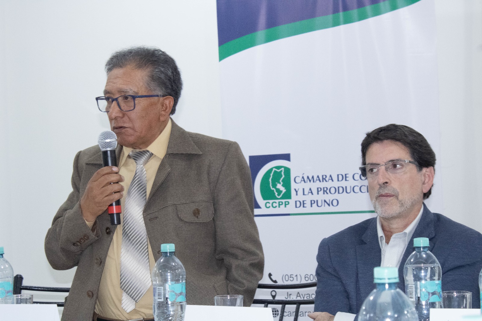 CONVERSATORIO CON EMPRESARIOS Y DIRECTIVOS DE LA CÁMARA DE COMERCIO DE PUNO JUNTO A CONFIEP