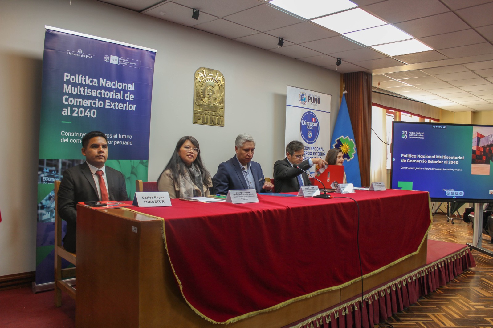 CÁMARA DE COMERCIO DE PUNO PARTICIPA EN PRESENTACIÓN DE POLÍTICA DE COMERCIO EXTERIOR AL 2040