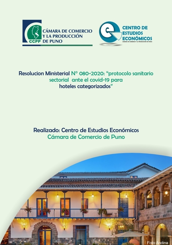 Protocolo sanitario sectorial ante el covid-19 para hoteles categorizados