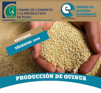 ESTUDIOS TÉCNICOS 2018: PRODUCCIÓN DE QUINUA