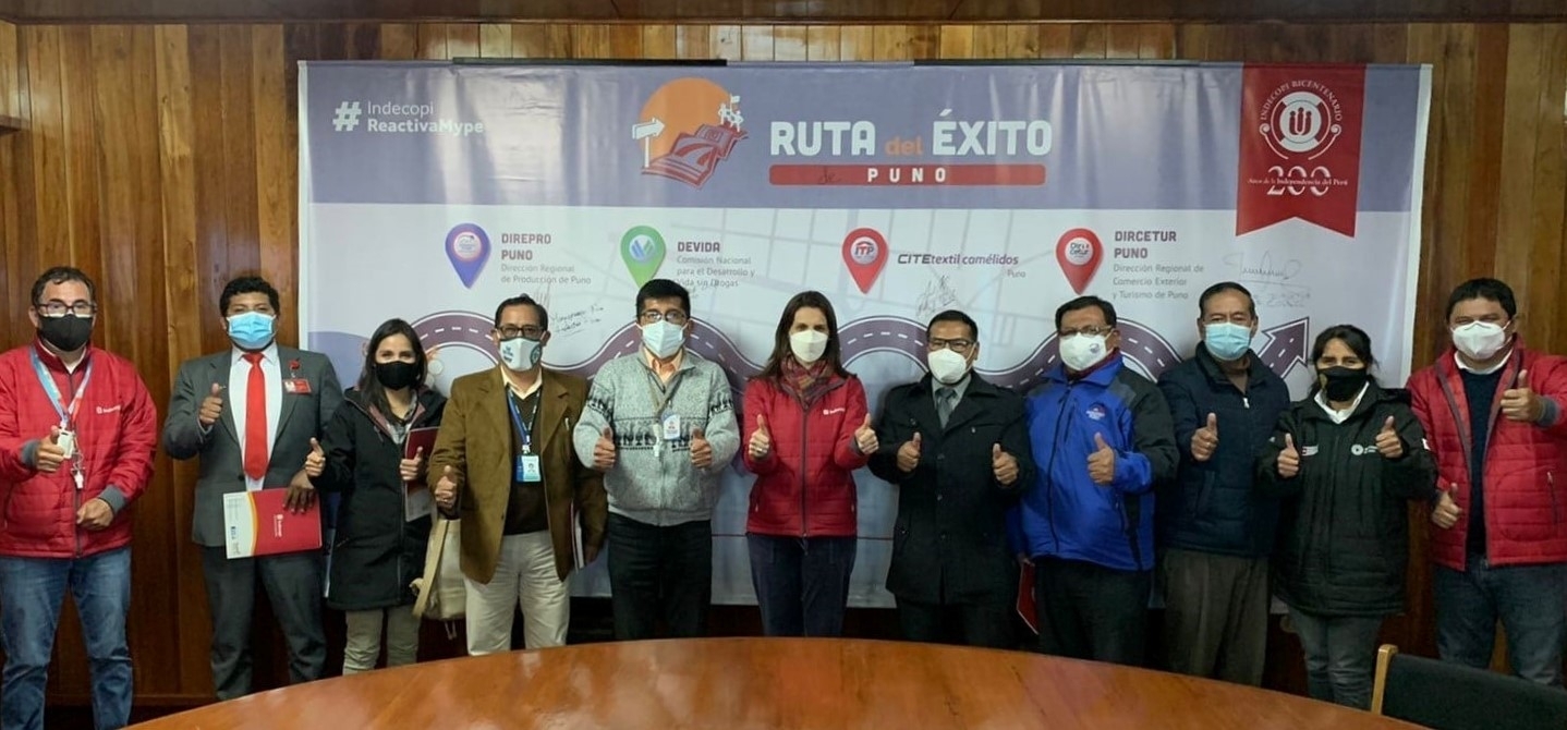 REUNIÓN DE COORDINACIÓN PARA CONTRIBUIR CON EL PROYECTO “LA RUTA DEL ÉXITO” IMPULSADO POR INDECOPI