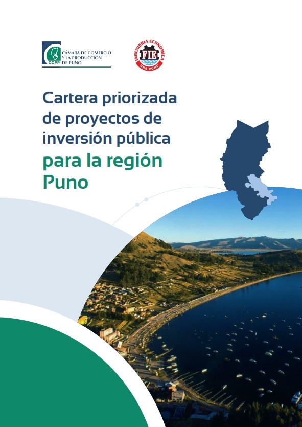 CARTERA PRIORIZADA DE PROYECTOS DE INVERSIÓN PÚBLICA PARA LA REGIÓN PUNO