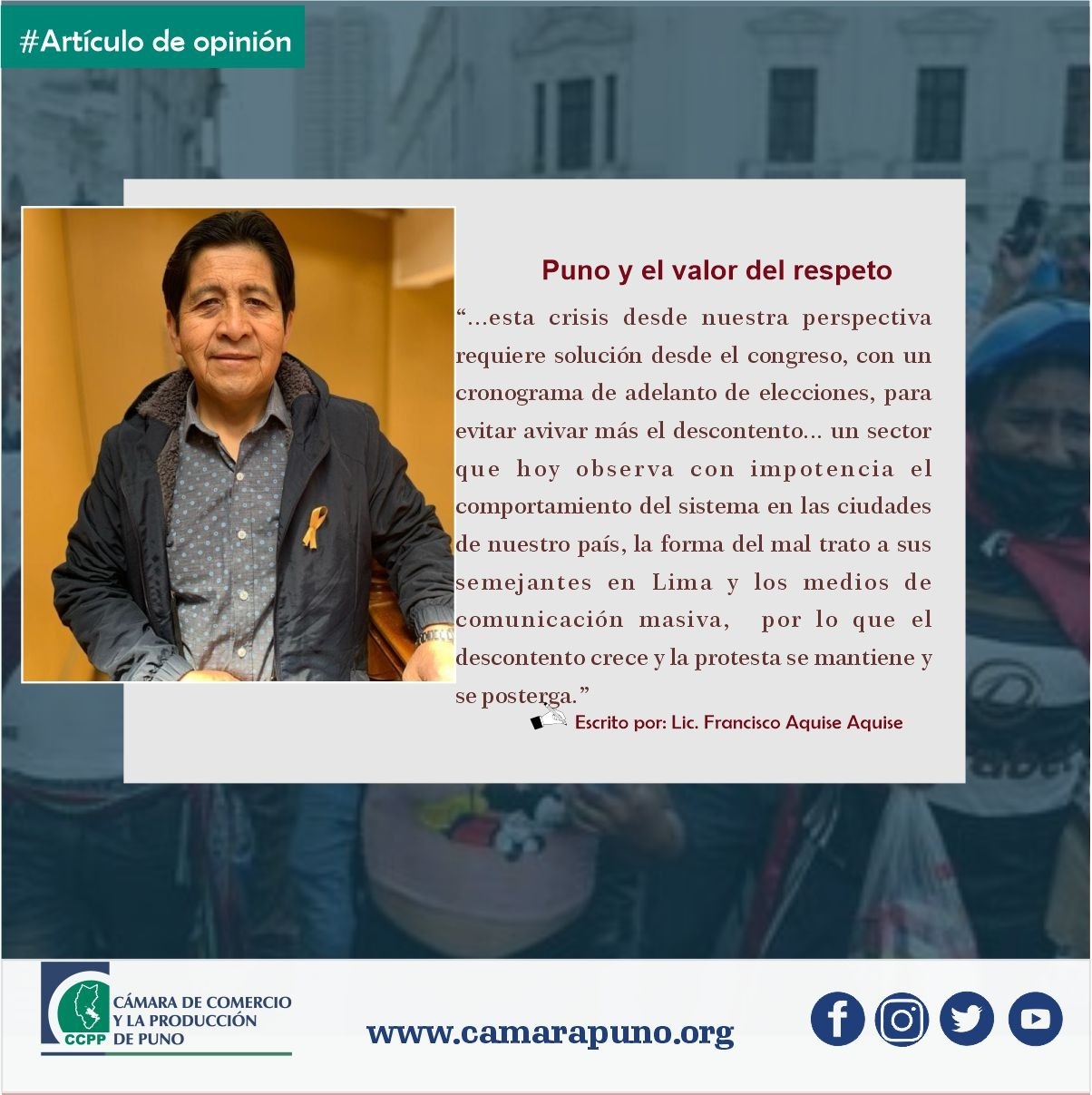 PUNO Y EL VALOR DEL RESPETO