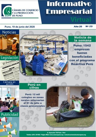 Boletín Semanal N°023-2020