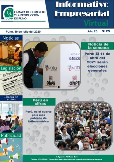 Boletín Semanal N°025-2020