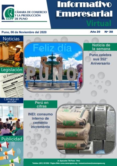 Boletín Semanal N°038-2020