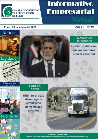 BOLETÍN SEMANAL N° 03-2021